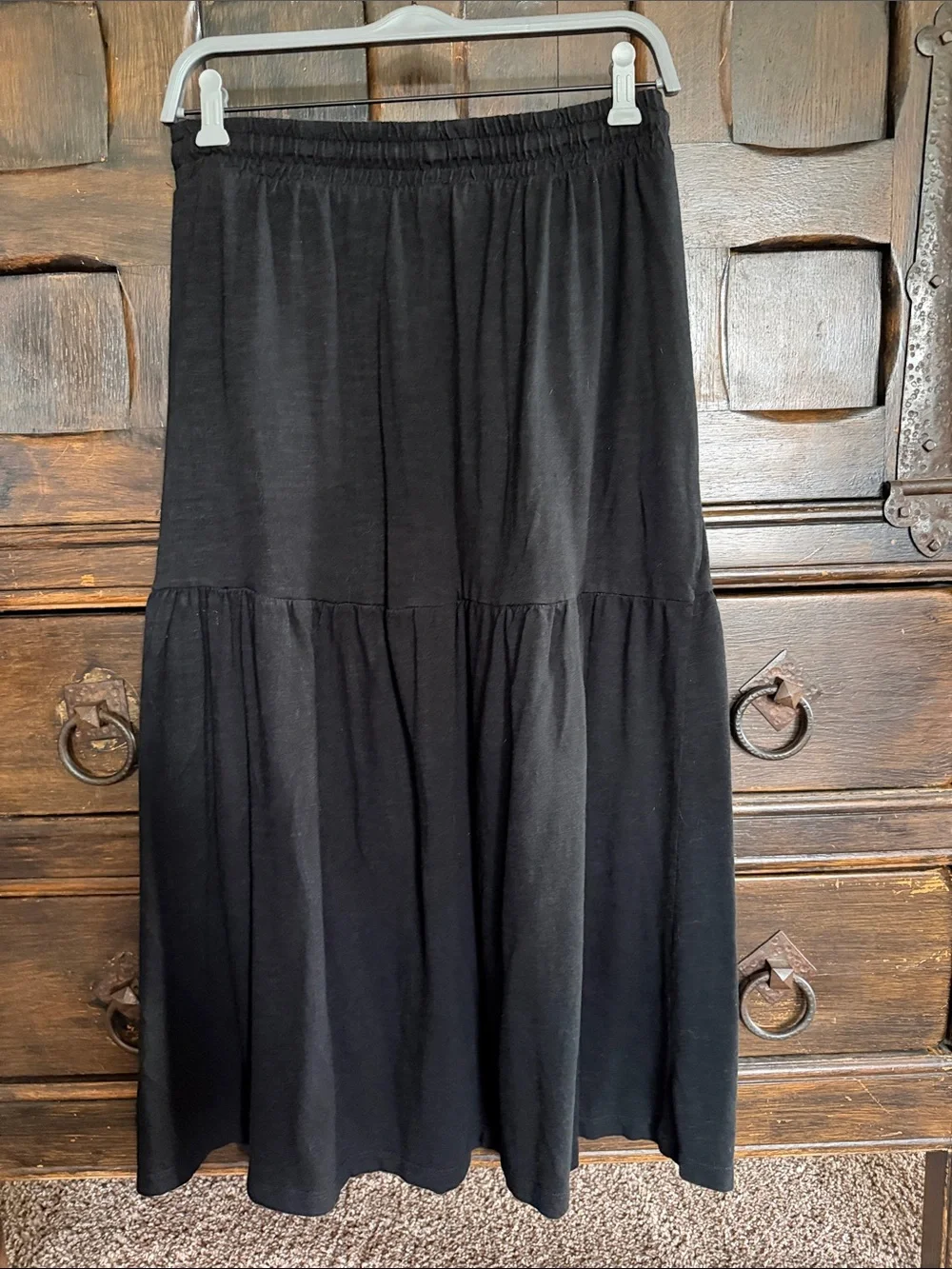 GAP Tiered Maxi Skirt with Pockets